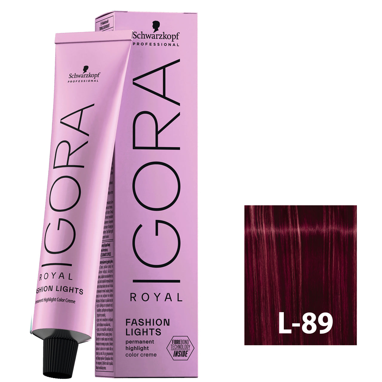 Intense blue-violet hair after using SCHWARZKOPF IGORA ROYAL FASHION L-89
