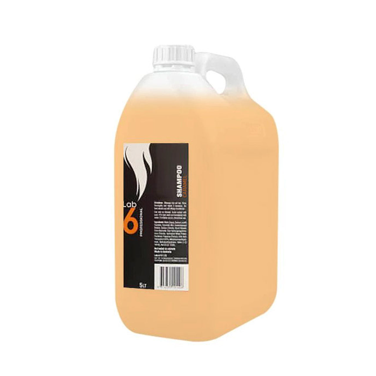 LAB6 PROFESSIONAL CARAMEL SHAMPOO 5L bottle front view