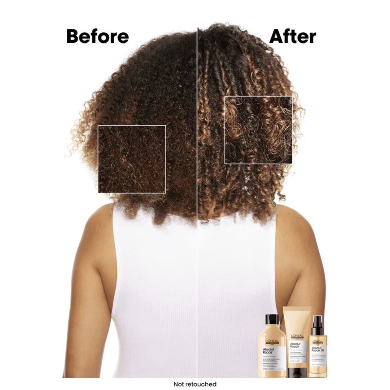 Professional strength L'Oréal Absolut Repair Conditioner 200ML for deep conditioning and hair restoration