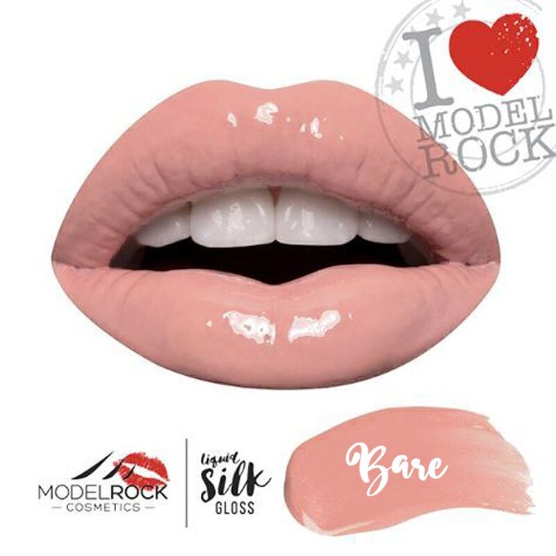 Model Rock Luxe Silk Lip Gloss Bare