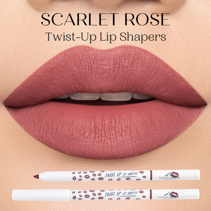 Modelrock Twist Up Lip Pencil Scarlet Rose