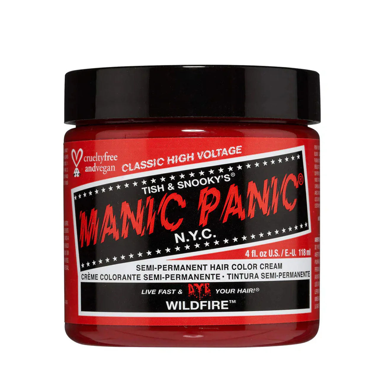 Manic Panic Wildfire Vibrant Semi-Permanent Hair Dye 118ML - LF Hair ...
