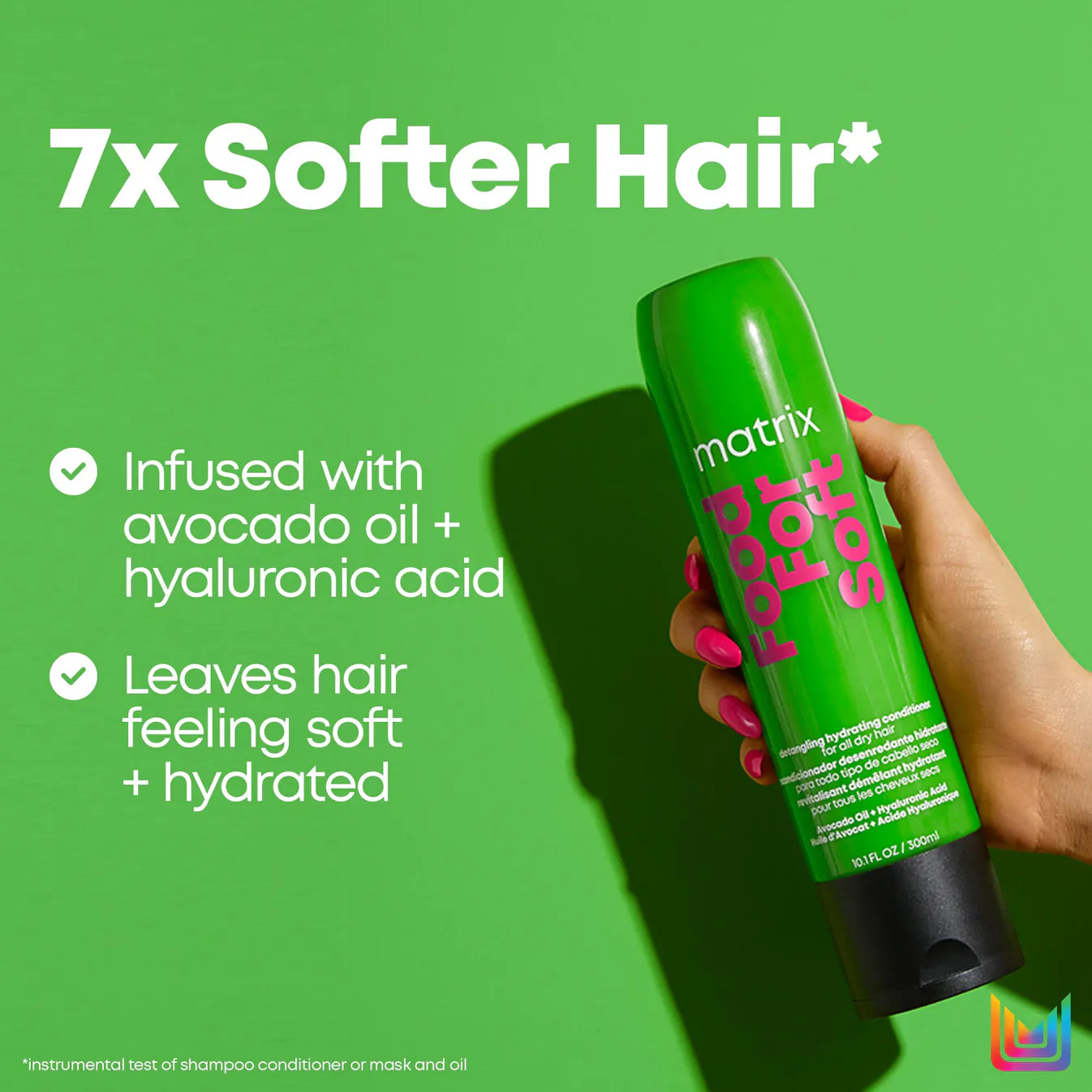 Matrix Food for Soft Detangling Hydrating Conditioner for Dry Hair with Avocado Oil and Hyaluronic Acid 1L
