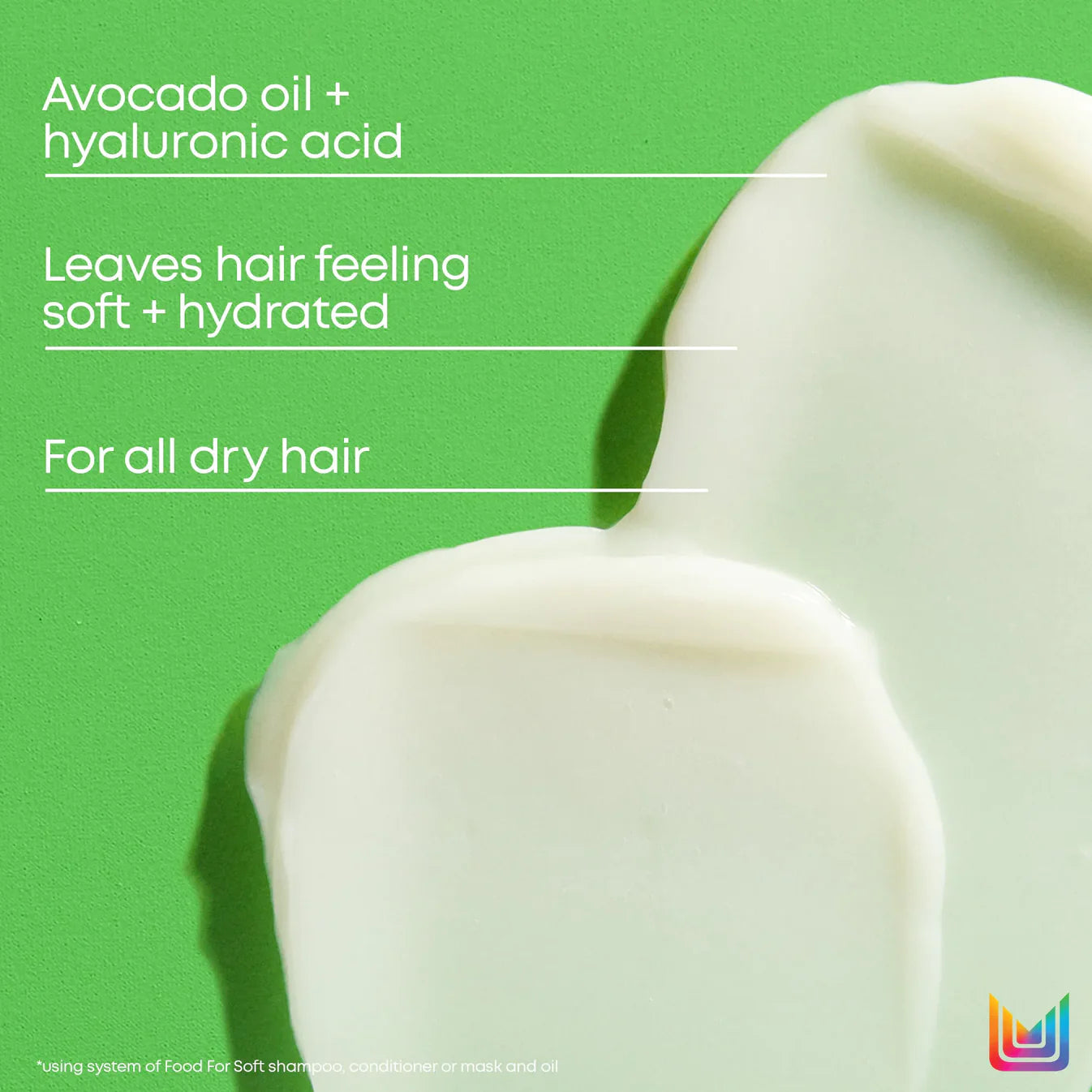 Matrix Food for Soft Detangling Hydrating Conditioner for Dry Hair with Avocado Oil and Hyaluronic Acid 1L