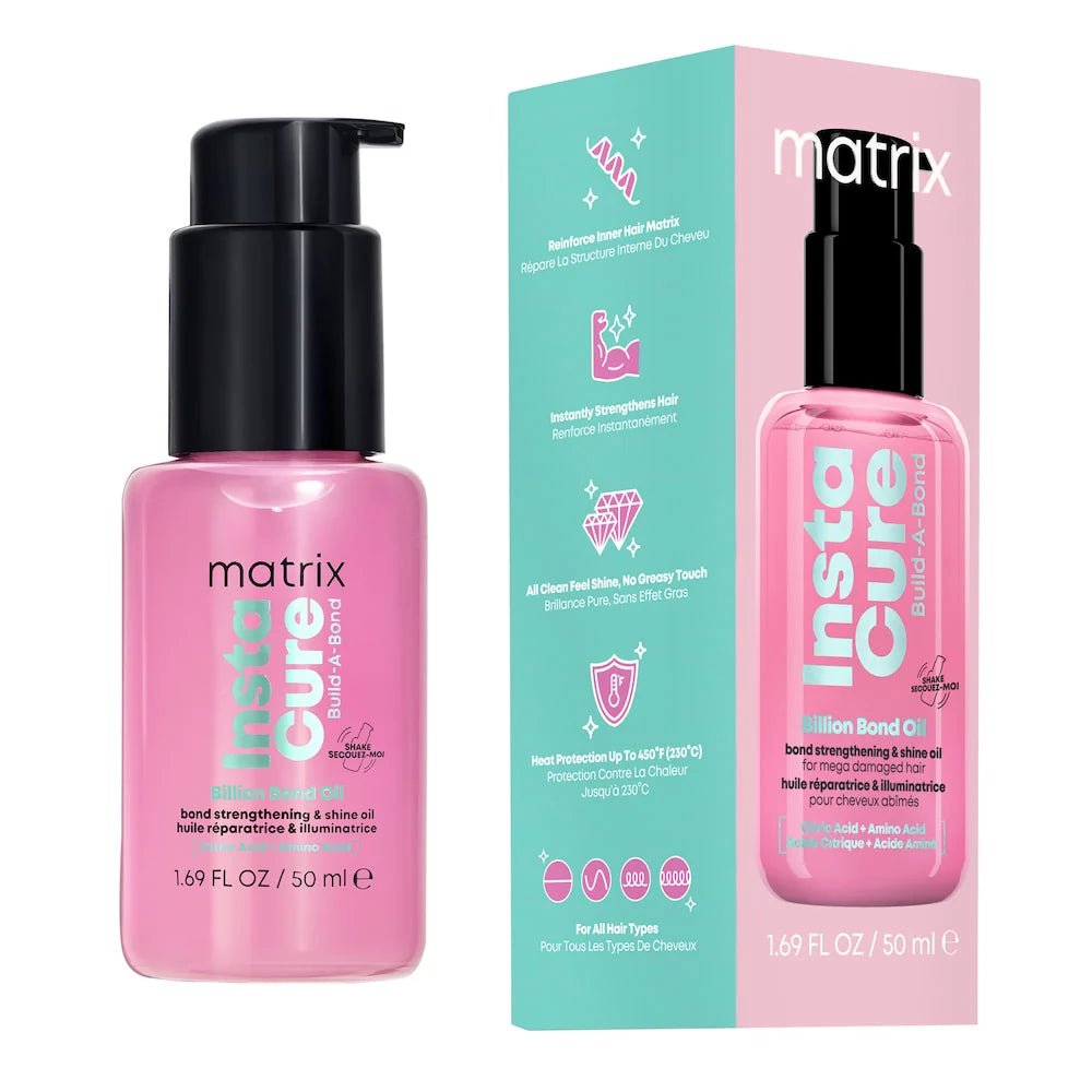 Matrix Insta Cure Billion Bond Oil Bond Strengthening And Shine Oil 50ml