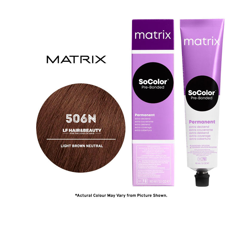 Matrix Socolor 506N Light Natural Brown 85G - LF Hair and Beauty Supplies