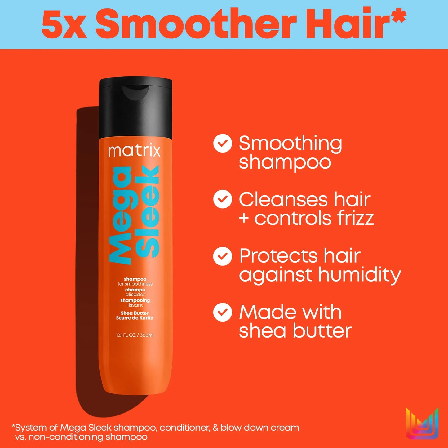 Matrix Total Results Mega Sleek Shampoo 1L