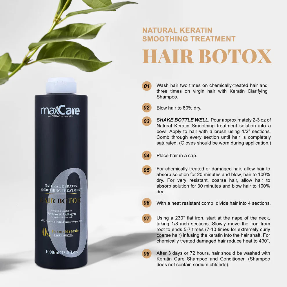 Maxcare Hair Botox Protein & Collagen 0% Formaldehyde 1L