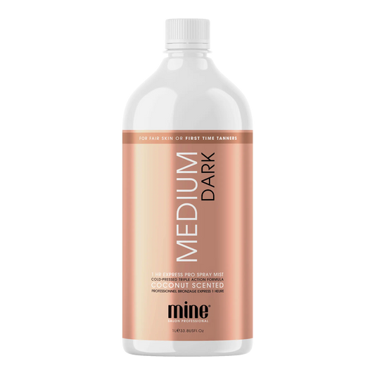 Mine Medium Dark 1 Hr Express Pro Spray Mist 1L