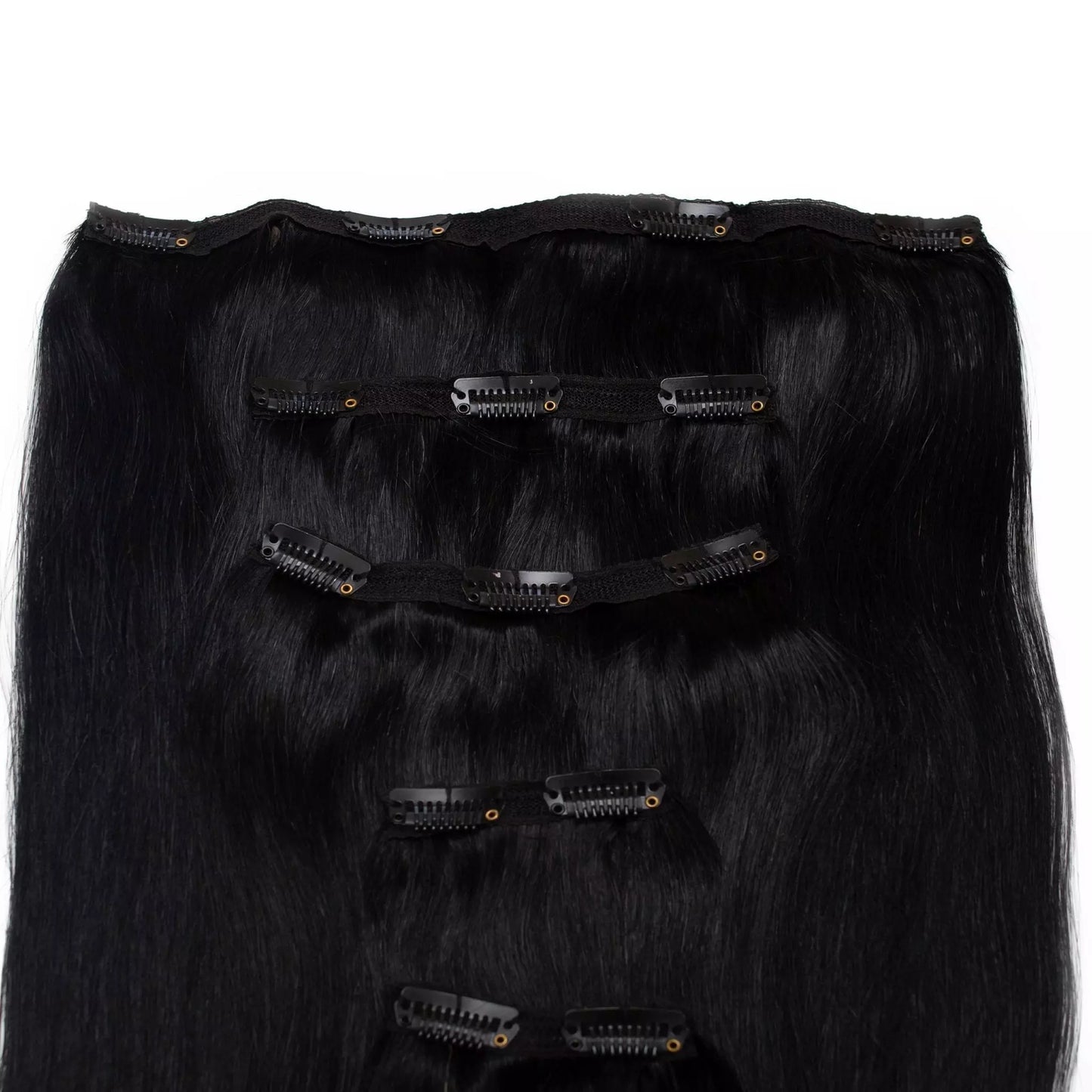 Seamless1 Midnight Clip-in Human Hair in 5 piece 21.5 Inches