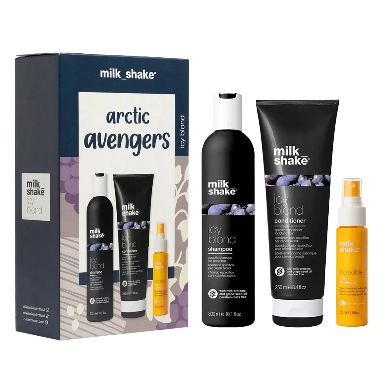 Milk_Shake Arctic Avengers Icy Blond Trio Pack