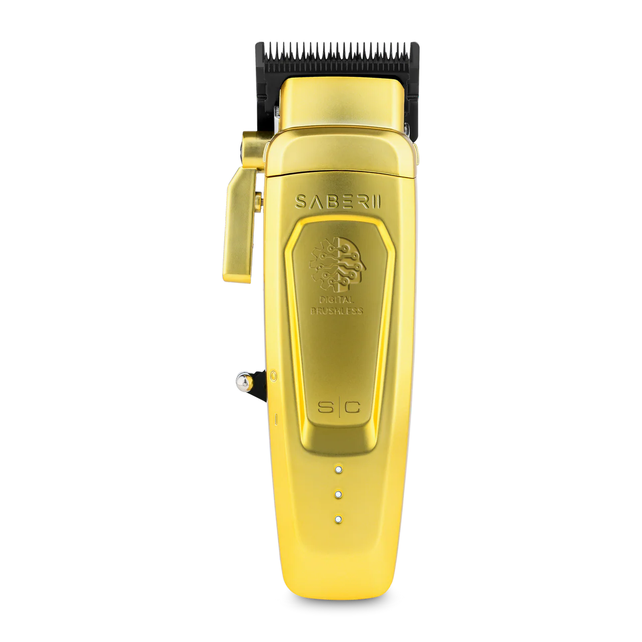 Style Craft by Silver Bullet Saber 2.0 Professional Metal Clipper with Digital Brushless EON Motor Gold