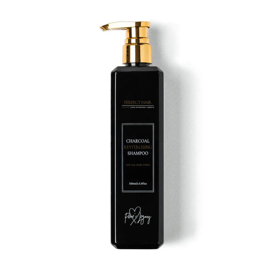 PERFECT HAIR CHARCOAL REVITALISING SHAMPOO 500ML bottle front view