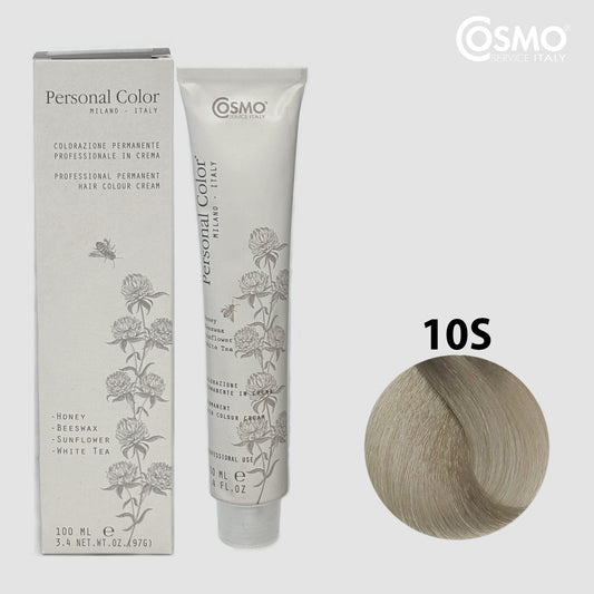 PERSONAL COLOR 10S Silver Extra Light Blonde 100ml bottle front view