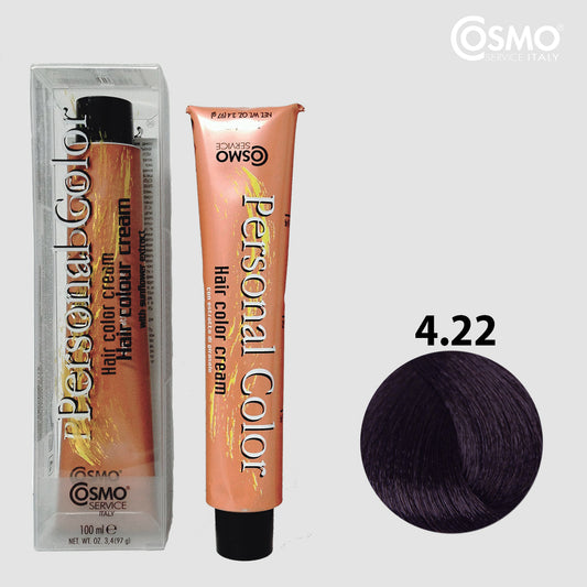 PERSONAL COLOR 4.22 - INTENSE BRILLIANT CHESTNUT Hair Dye 100ml bottle front view