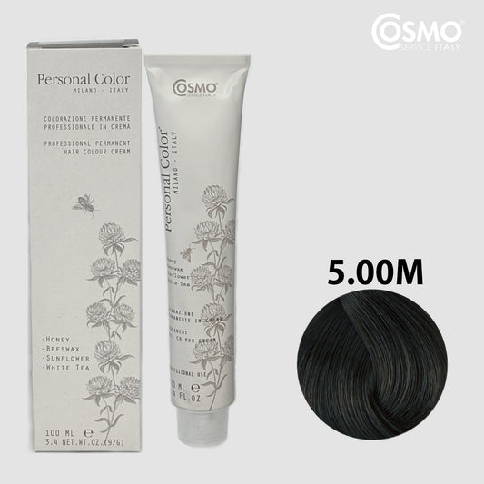 PERSONAL COLOR 5.00M - LIGHT BROWN MAT Hair Dye 100ml bottle front view
