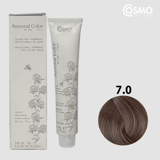 PERSONAL COLOR 7.0 - BLOND Hair Dye 100ml bottle front view