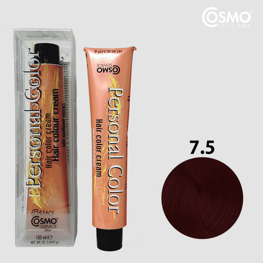PERSONAL COLOR 7.5 - MAHOGANY BLOND Hair Dye 100ml bottle front view