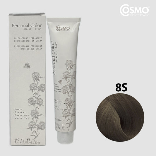 PERSONAL COLOR 8S - SILVER LIGHT BLONDE 100ML bottle front view