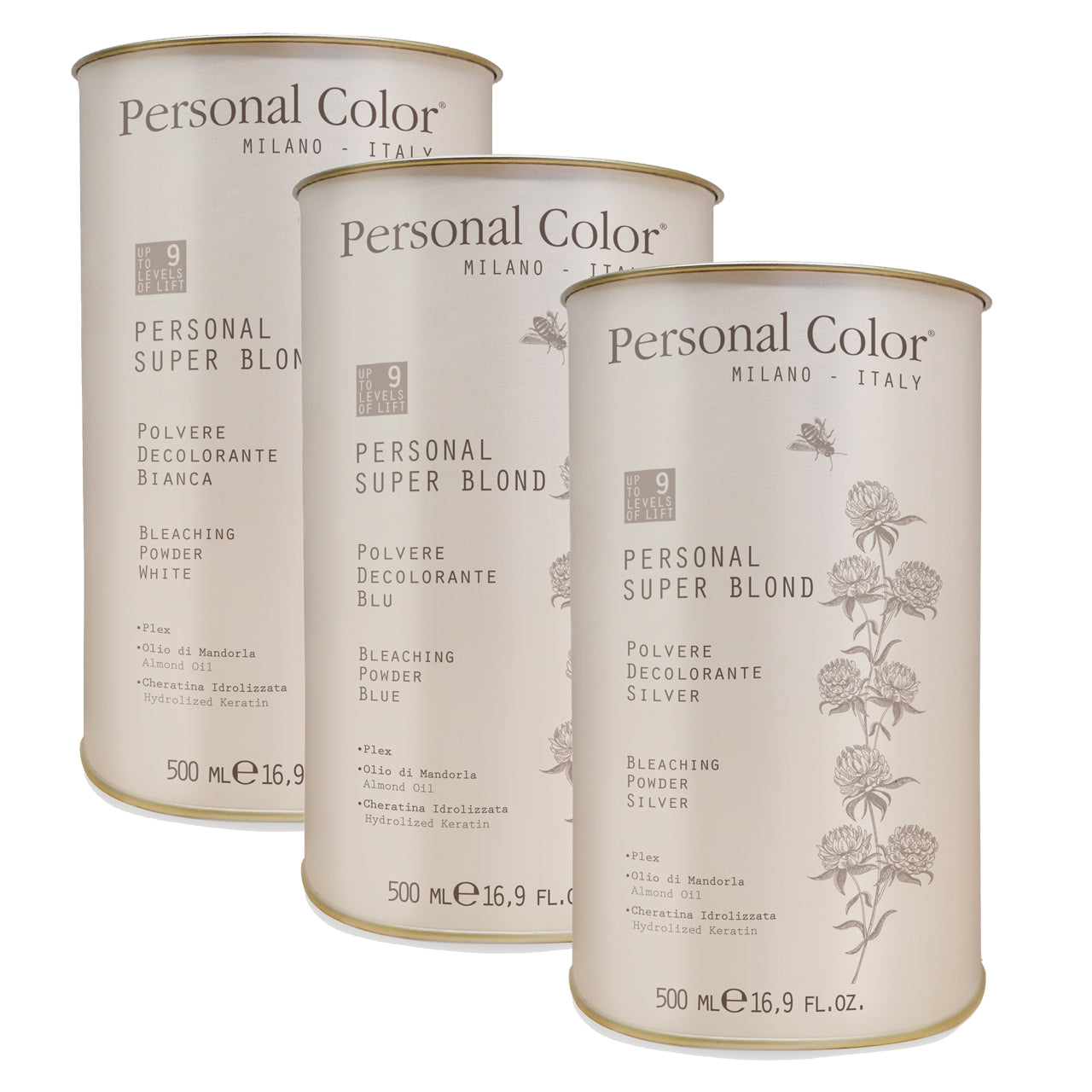PERSONAL COLOR BLEACHING POWDER WHITE 500G packaging