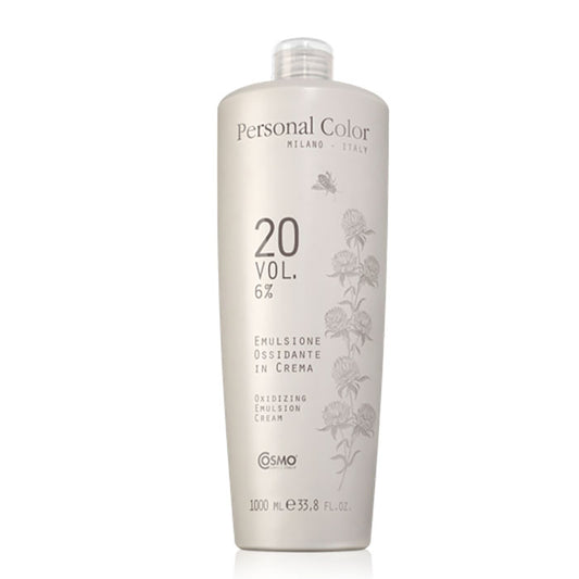 PERSONAL COLOR CREAM PEROXIDE - 20 VOL 6% 1000ML bottle front view