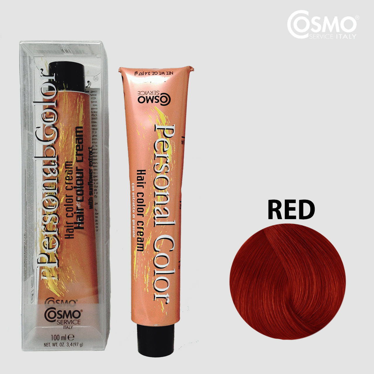 PERSONAL COLOR INTENSIFIER ROSSO INTENSO - INTENSE RED 100ML bottle front view
