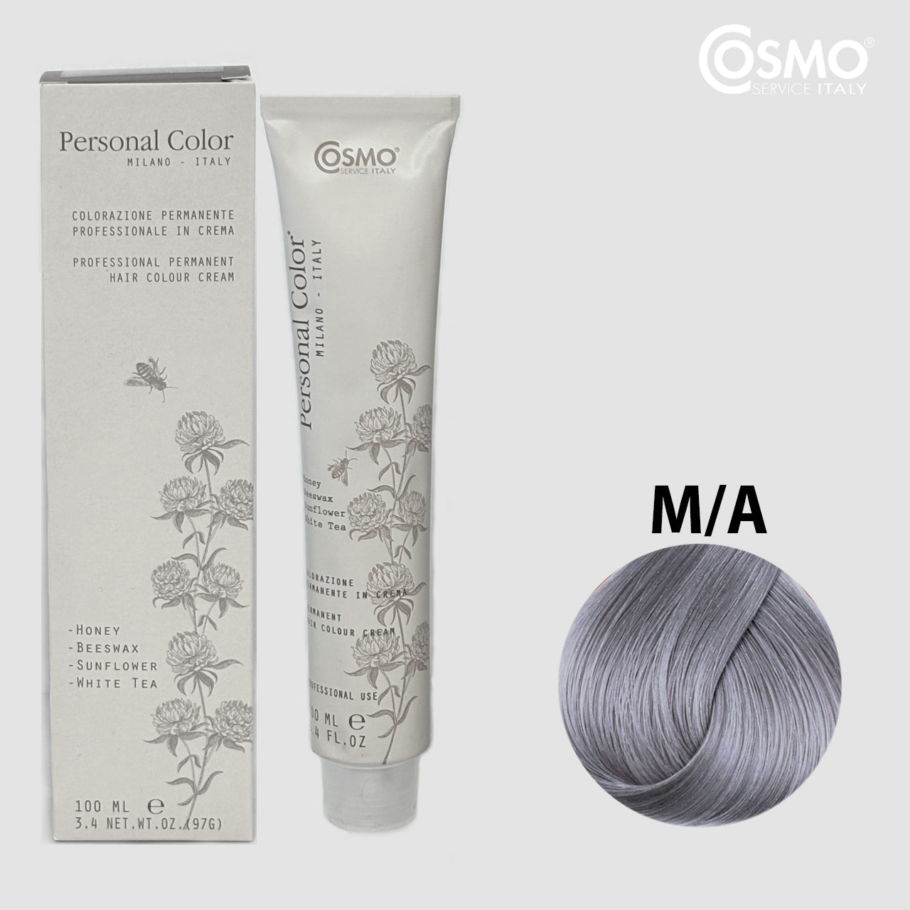 PERSONAL COLOR M/A - METAL ANTRACITE 100ML bottle front view
