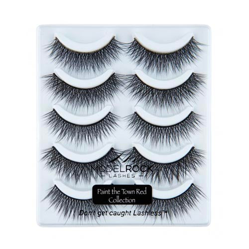 Model Rock Lashes Kit - Paint The Town Red (5 Pair Lash Pack)