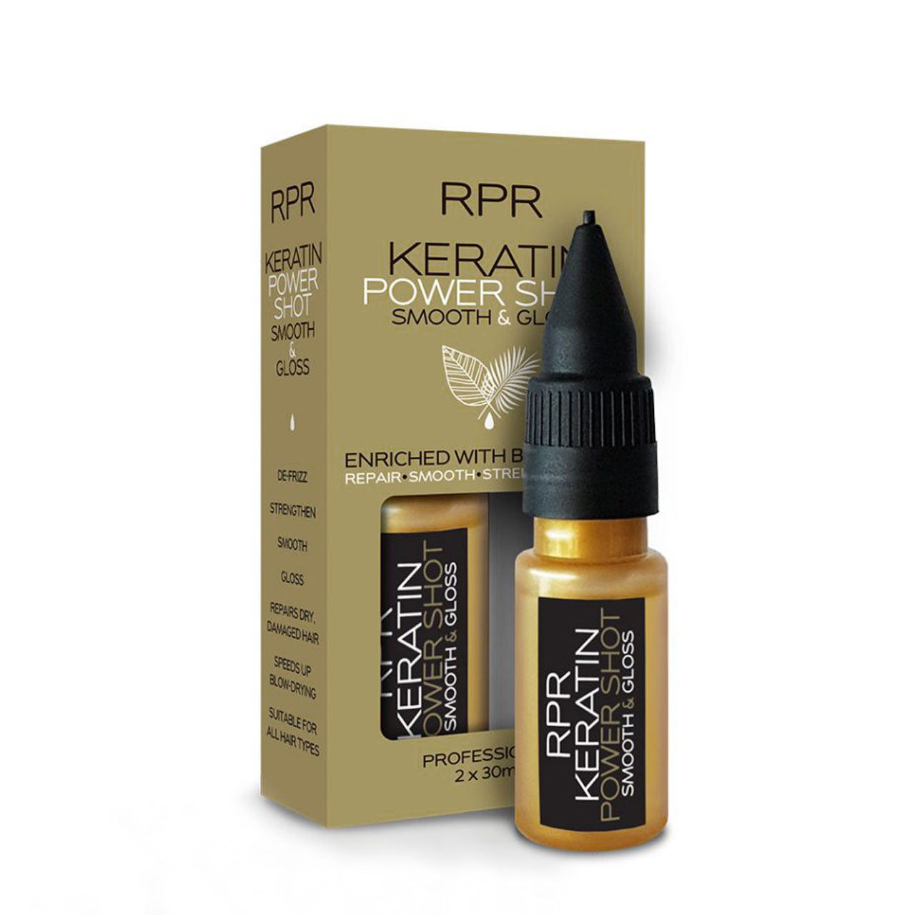 RPR Keratin Power Shot Smooth and Gloss 2 X 30ML