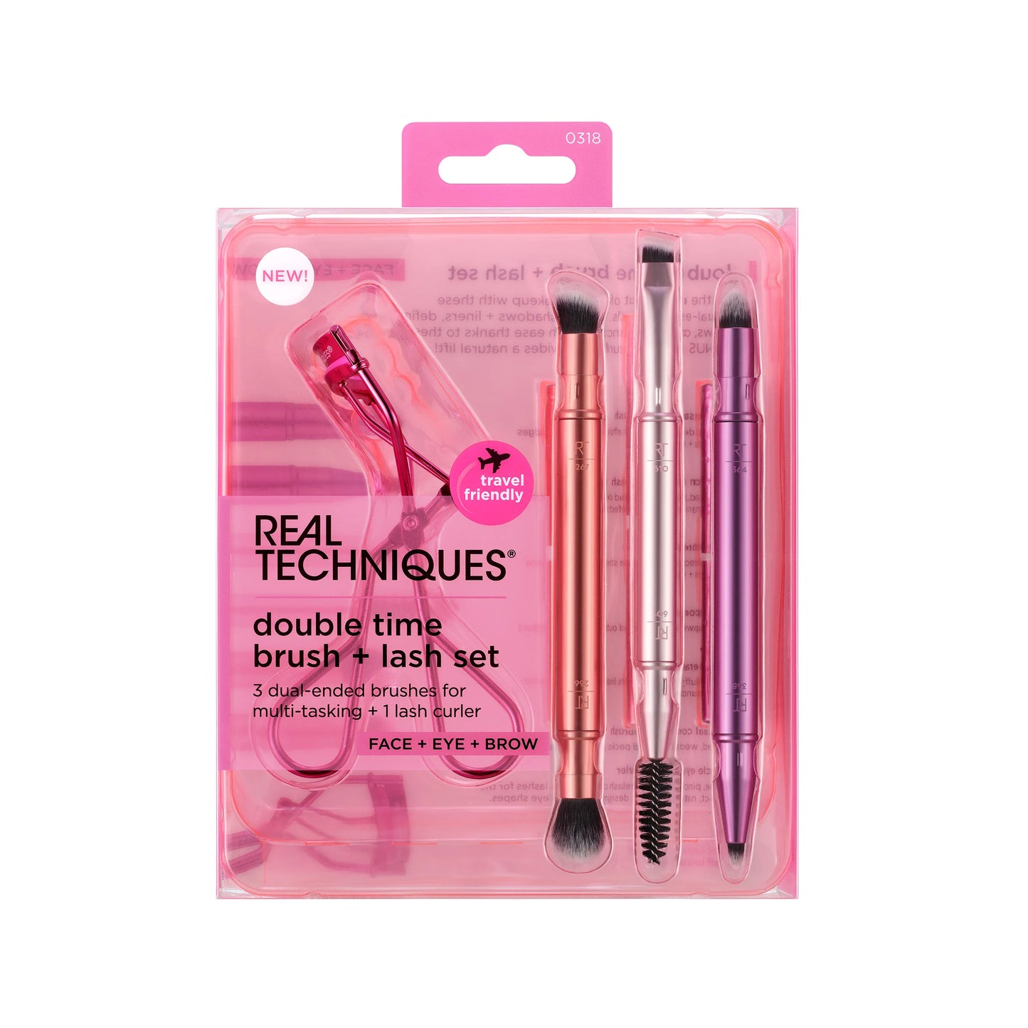 Real Techniques Double Time Brush Plus Lash Set