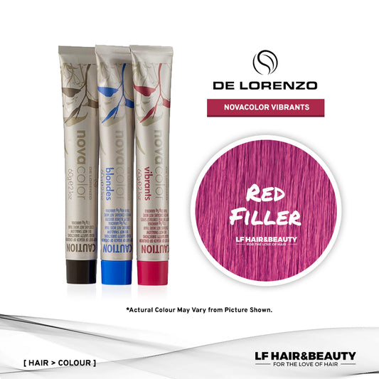 De Lorenzo NovaColor Permanent Colour Red Filler 60g