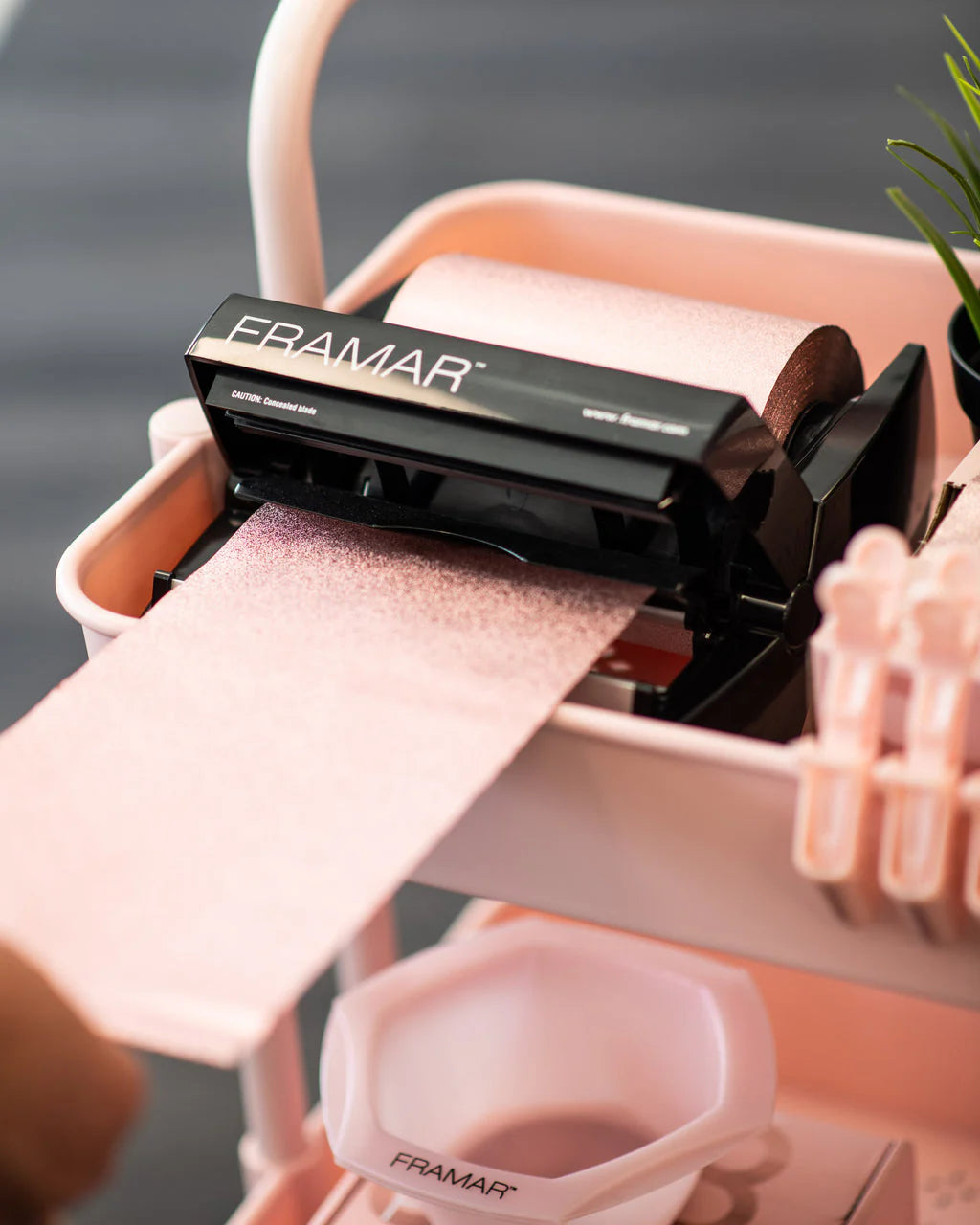 Framar Embossed Rose All Day Foil Roll