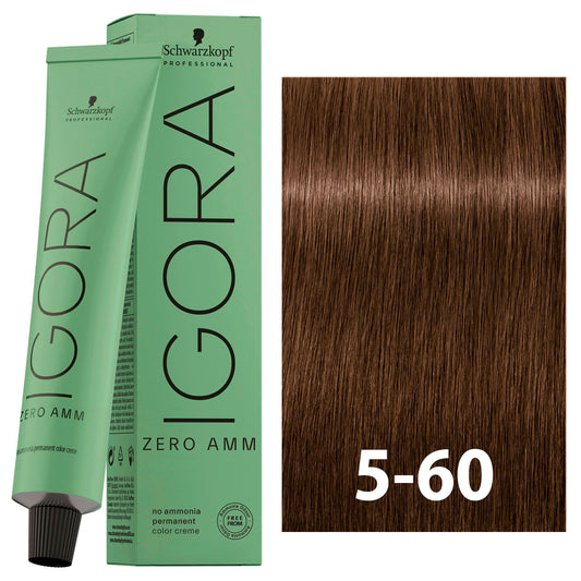 SCHWARZKOPF IGORA ZERO AMMONIA 5-60 60ML bottle with packaging