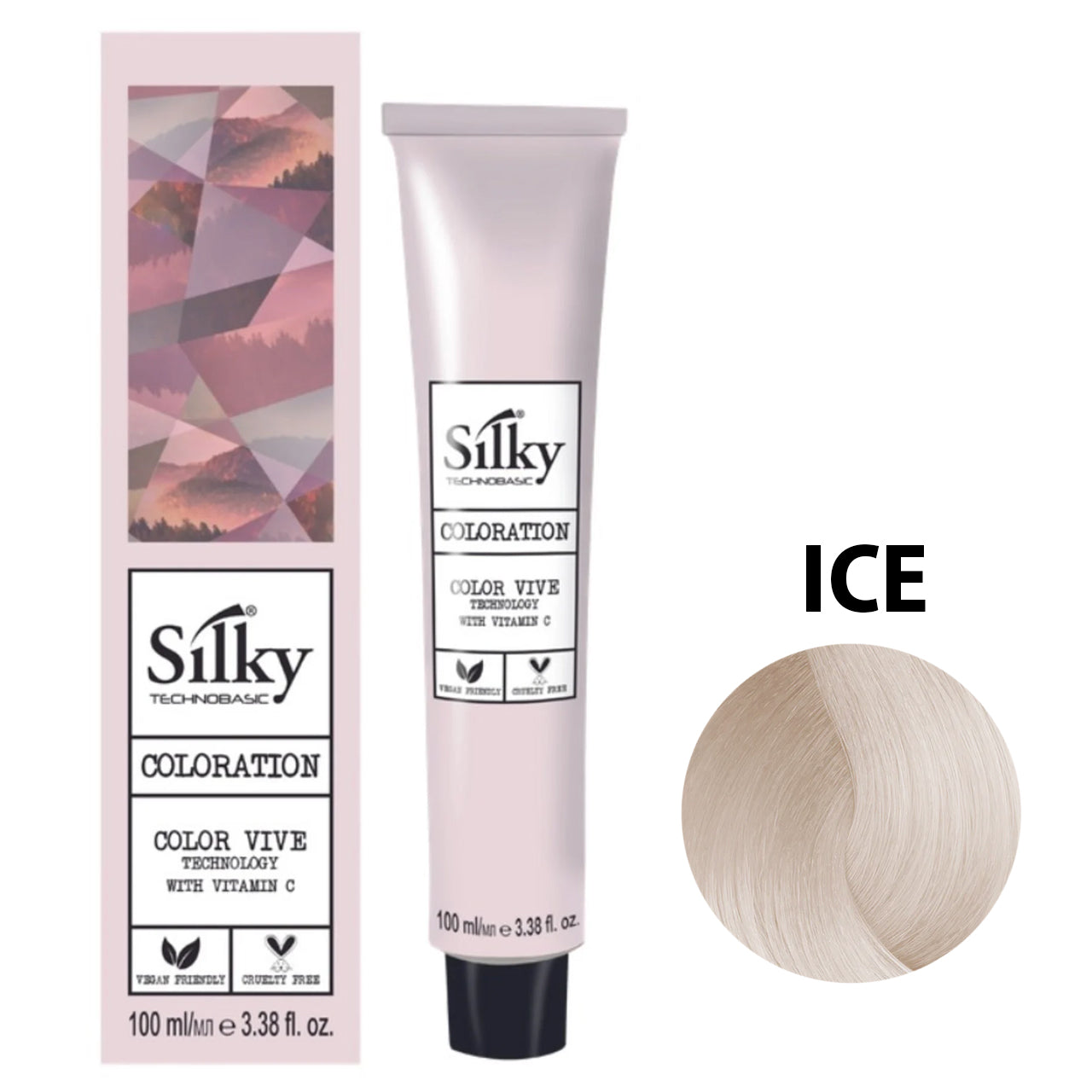 SILKY COLOR ICE TONER 100ml bottle front view