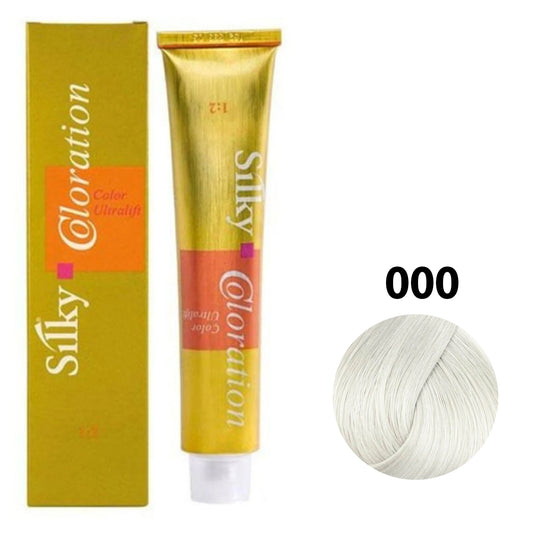 SILKY COLOUR 000 - LIGHTENER Hair Lightener 100ml bottle front view