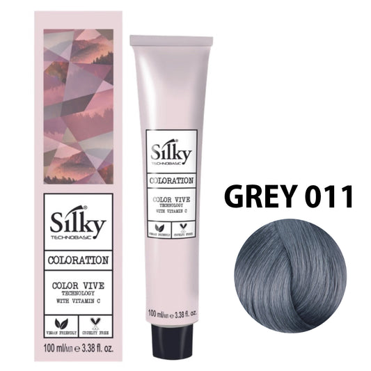 SILKY COLOUR 011 - GREY TONER 100ML bottle front view