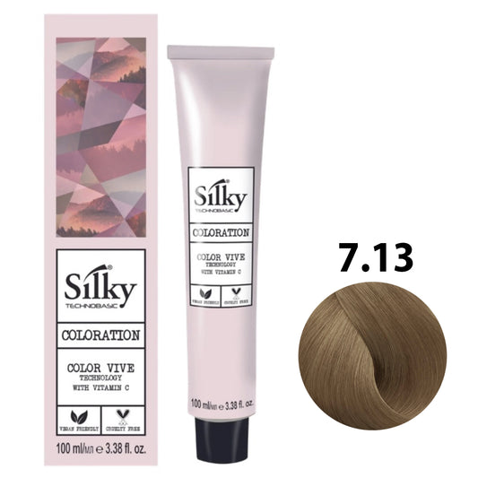 SILKY COLOUR 7.13 - IRISE BLONDE 100ML bottle front view