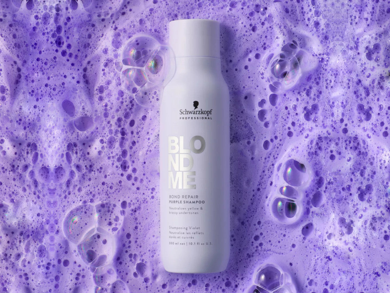 Schwarzkopf Blondme Bond Repair Purple Shampoo 300ml