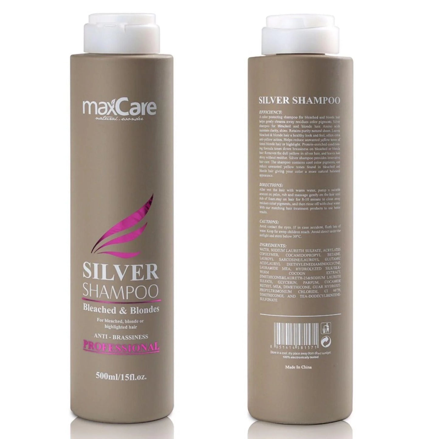 Maxcare Silver Shampoo 500ML