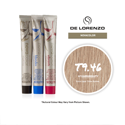 De Lorenzo NovaColor Permanent Colour T9.46 - Extra Light Titian Blonde 60g