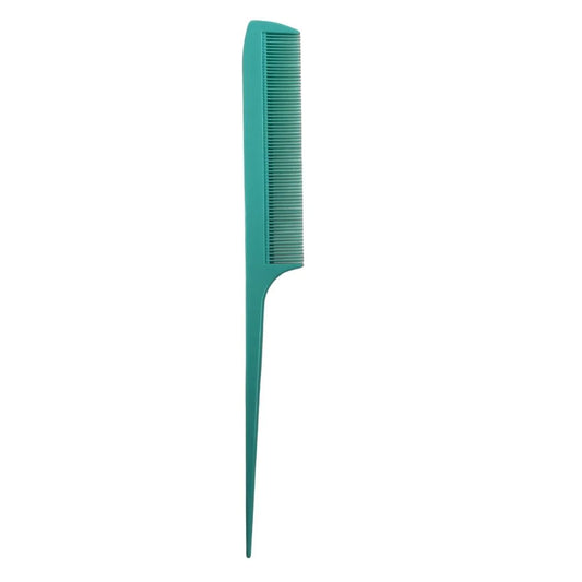 Professional Plastic Tail Comb - Vibrant Teal