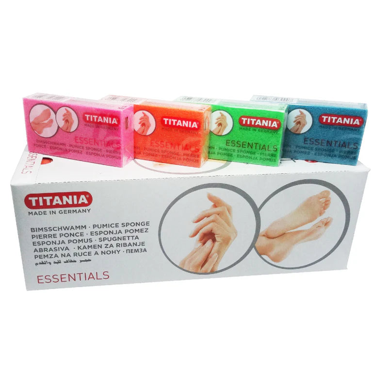 Titania Mini Pumice Sponge Mini Size Assorted colours