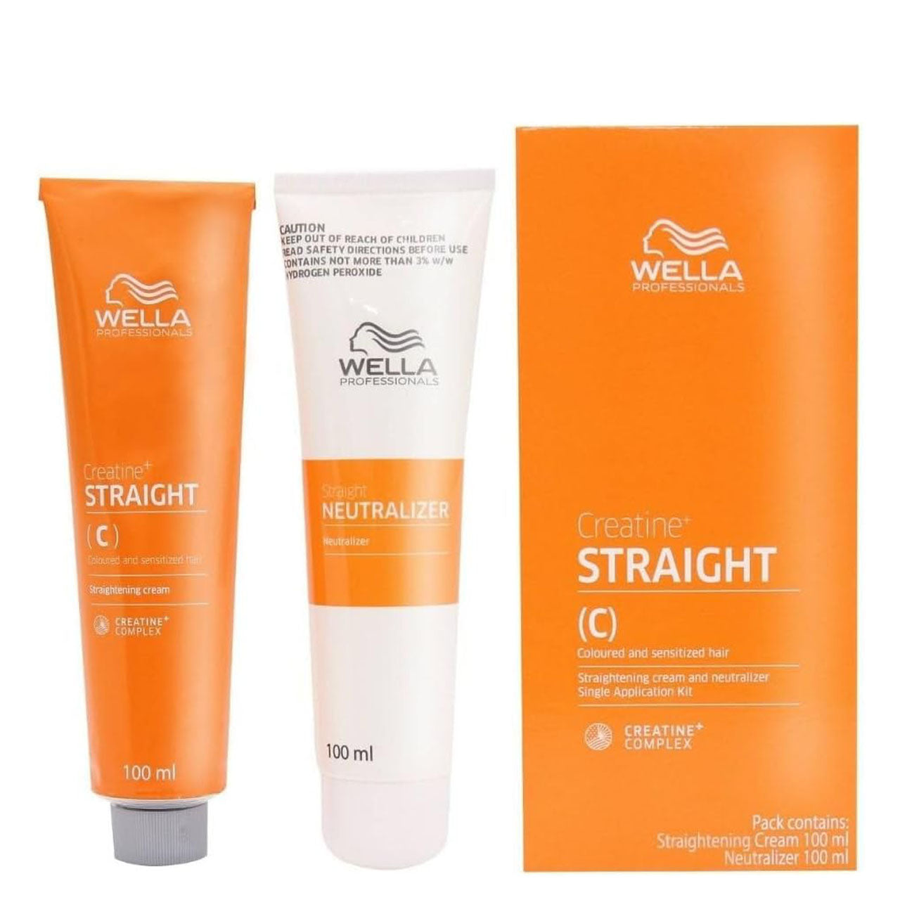 Wella Creatine Straight (C) Straitening Cream And Neutraliser 100ml