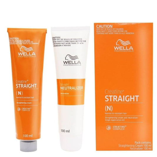 Wella Creatine Straight (N) Straitening Cream And Neutraliser 100ml
