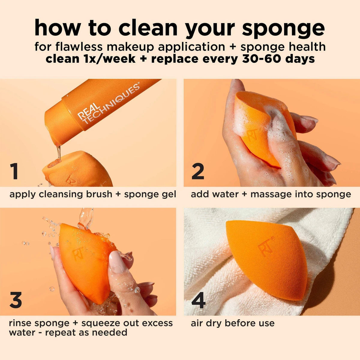Real Technique Brush & Sponge Cleansing Gel 118ML