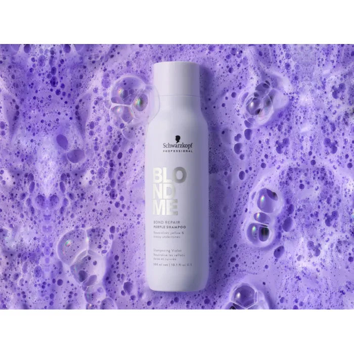 Schwarzkopf Professional Blondme Bond Repair Purple Shampoo 1000ml