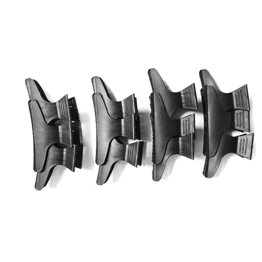 Black Butterfly Clips 12pk