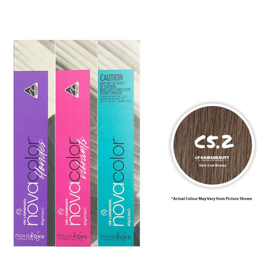 De Lorenzo NovaColor Permanent Colour C5.2 - Dark Cool Blonde 60g