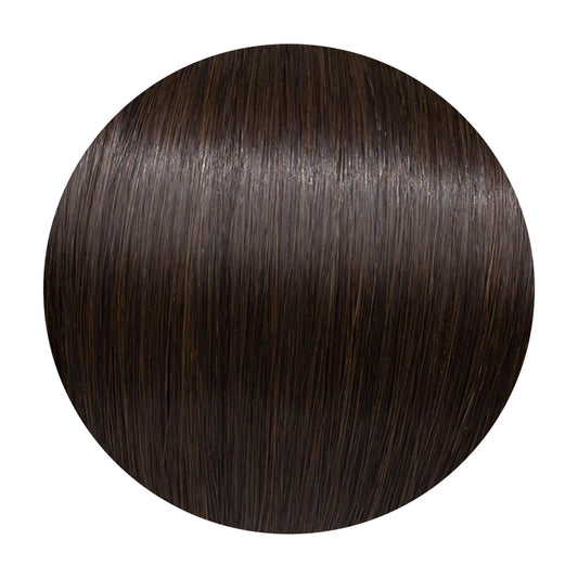 Seamless1 Cacao Clip-in Human Hair in 5 piece 21.5 Inches