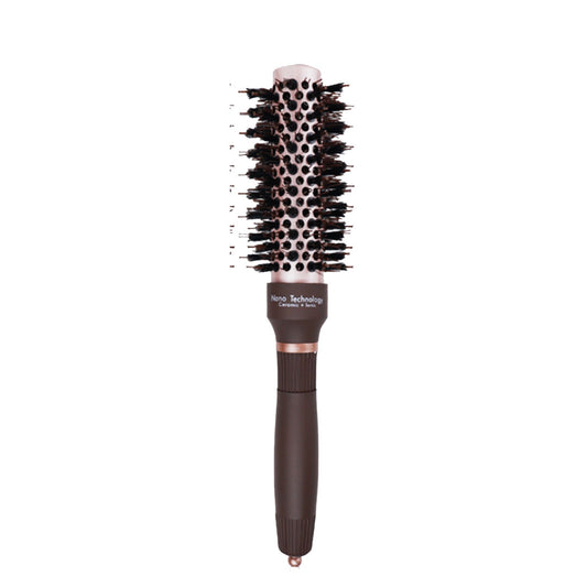 Ceramic And Ionic Boar Bristles Anti Static Round Brush 25mm